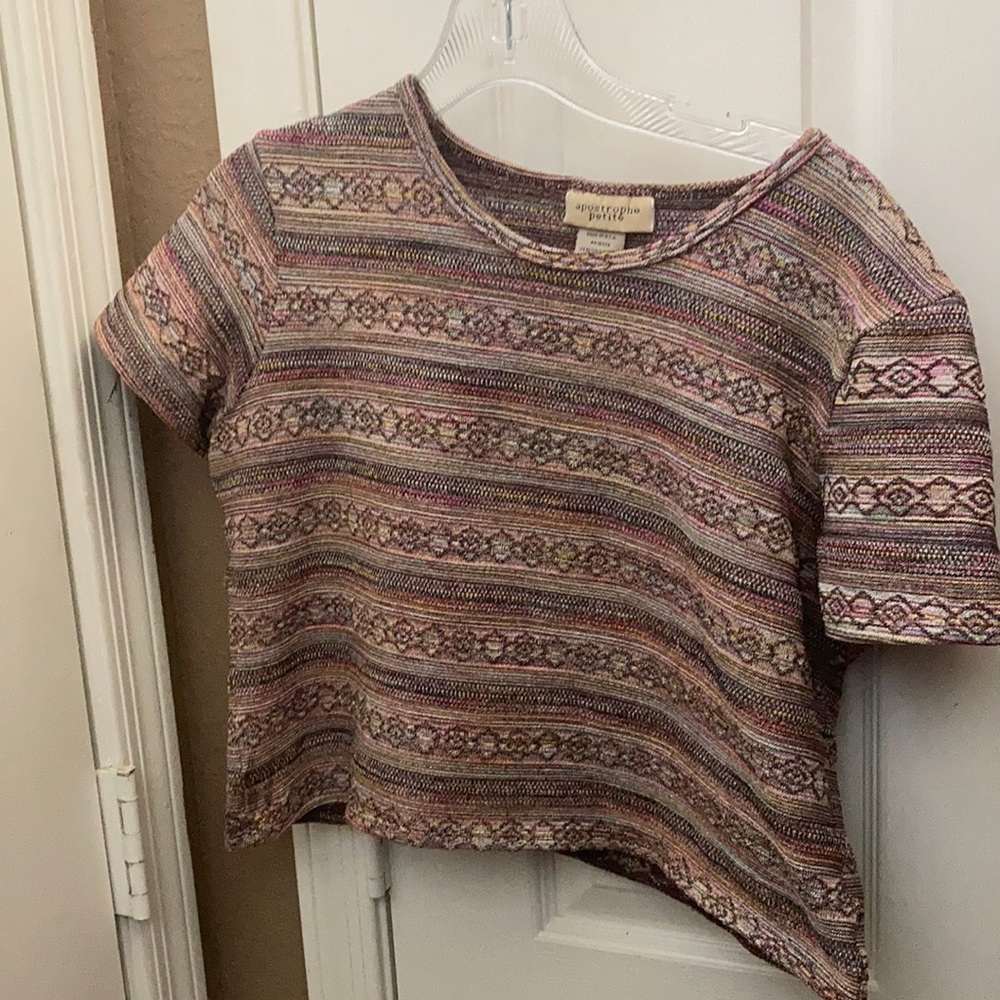 FINAL MARKDOWN Cropped apostrophe top petite large